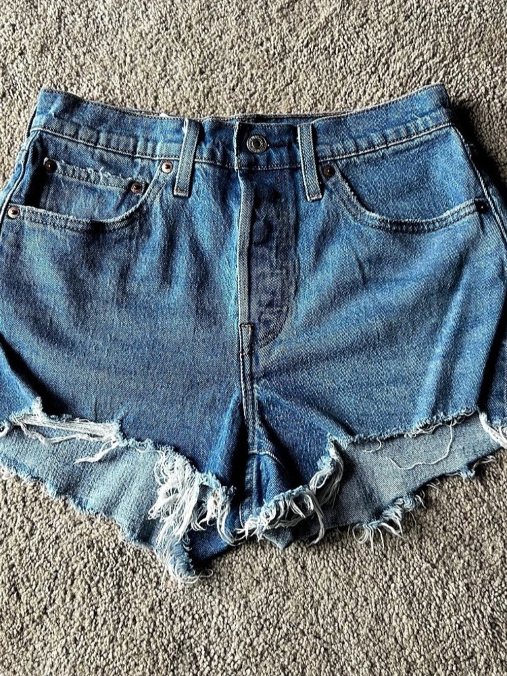 Levi's 501 Women's Denim Jean Shorts Waist 27